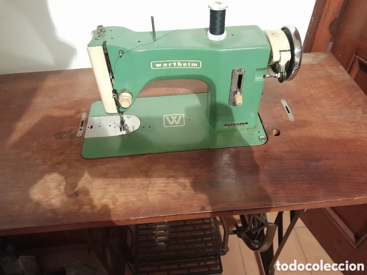 Antig&uuml;edades: Maquina de coser wertheim - Foto 1