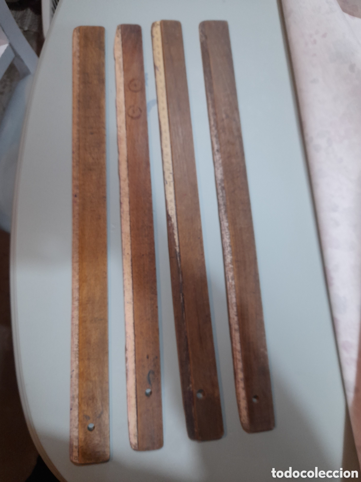 Antig&uuml;edades: Antiguas reglas de madera - Foto 4
