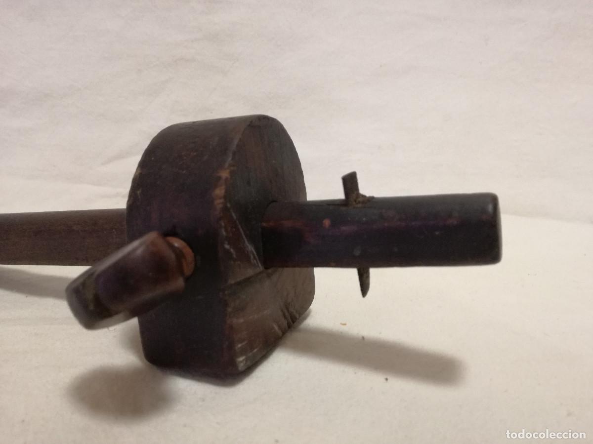 Antig&uuml;edades: ANTIGUO GRAMIL DE CARPINTERO 25cm - HERRAMIENTA - Foto 2