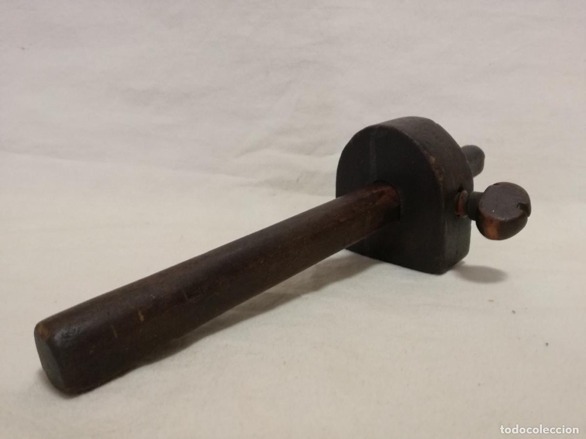 Antig&uuml;edades: ANTIGUO GRAMIL DE CARPINTERO 25cm - HERRAMIENTA - Foto 4