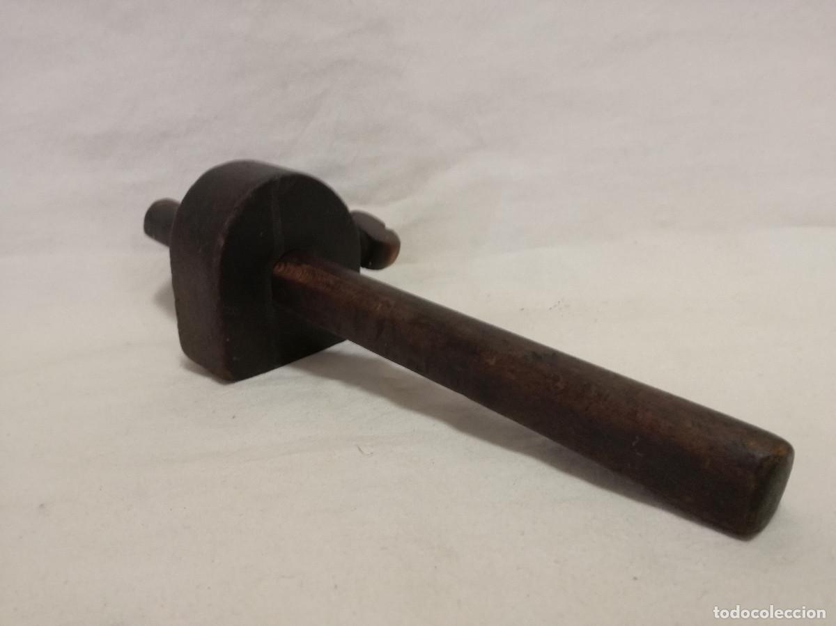 Antig&uuml;edades: ANTIGUO GRAMIL DE CARPINTERO 25cm - HERRAMIENTA - Foto 5