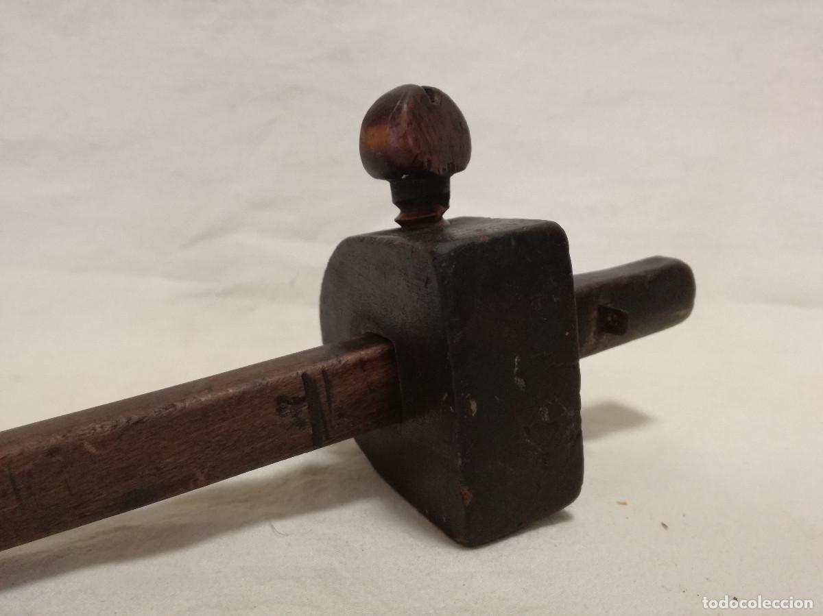 Antig&uuml;edades: ANTIGUO GRAMIL DE CARPINTERO 25cm - HERRAMIENTA - Foto 8