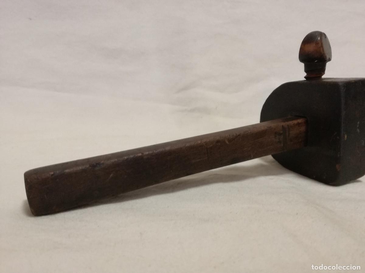 Antig&uuml;edades: ANTIGUO GRAMIL DE CARPINTERO 25cm - HERRAMIENTA - Foto 9