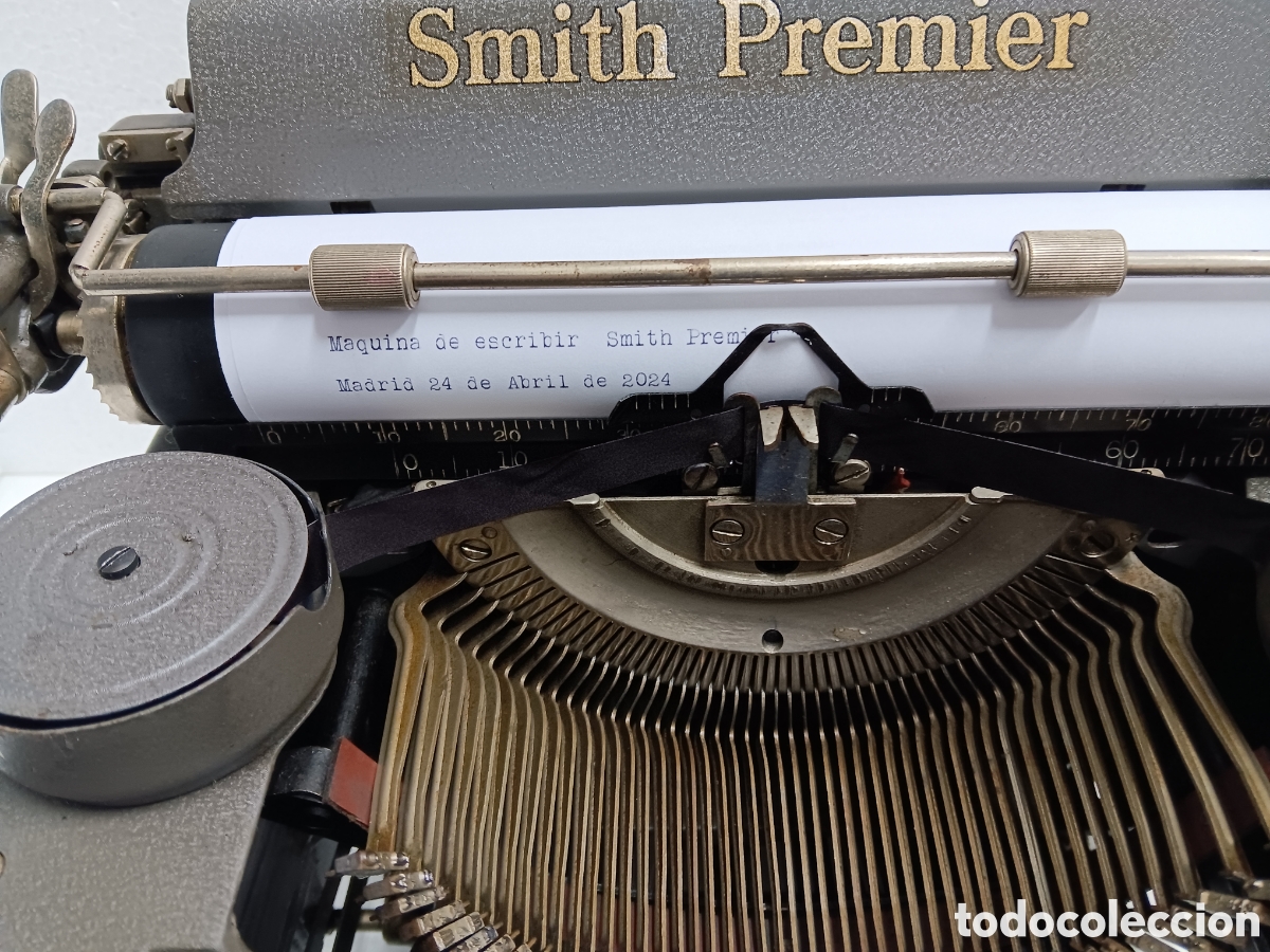 Antig&uuml;edades: M&aacute;quina de escribir SMITH PREMIER - Foto 3