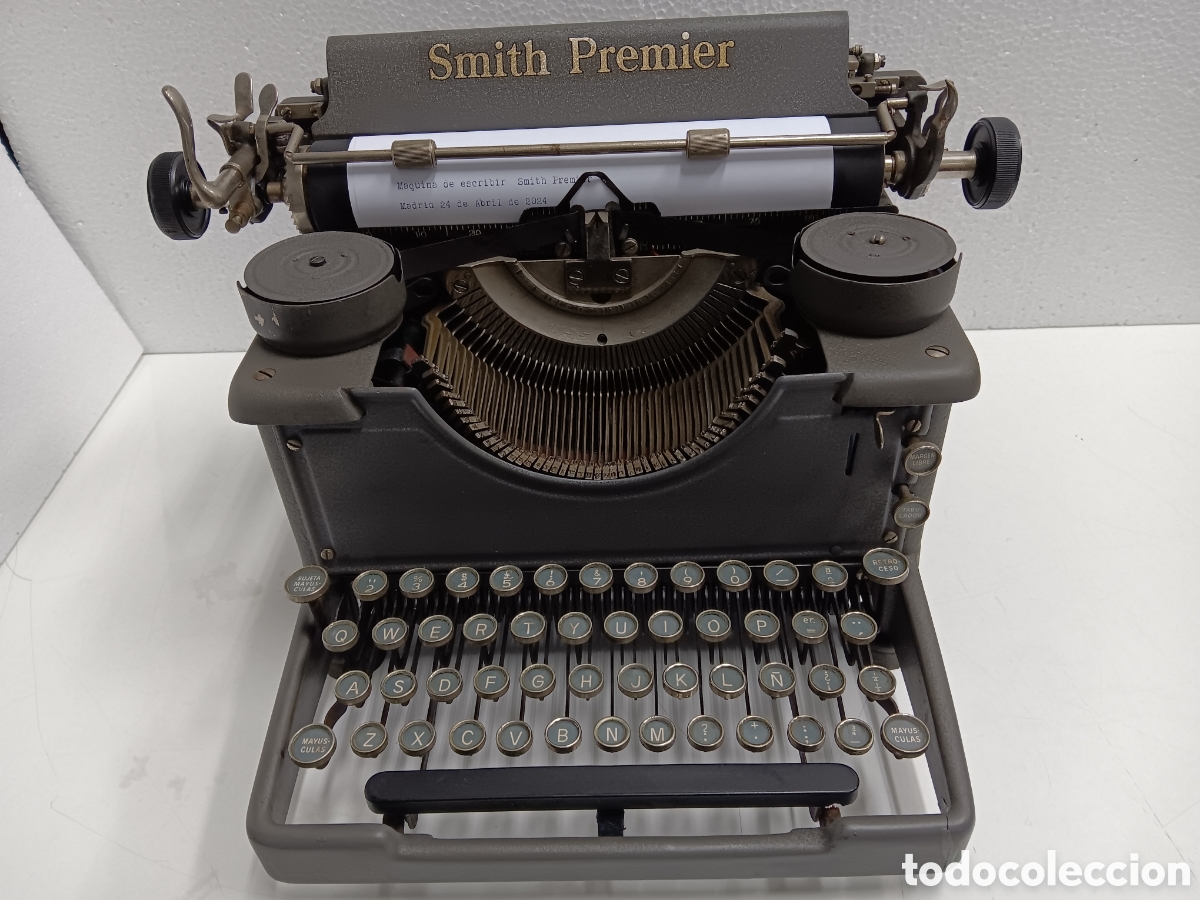 Antig&uuml;edades: M&aacute;quina de escribir SMITH PREMIER - Foto 1