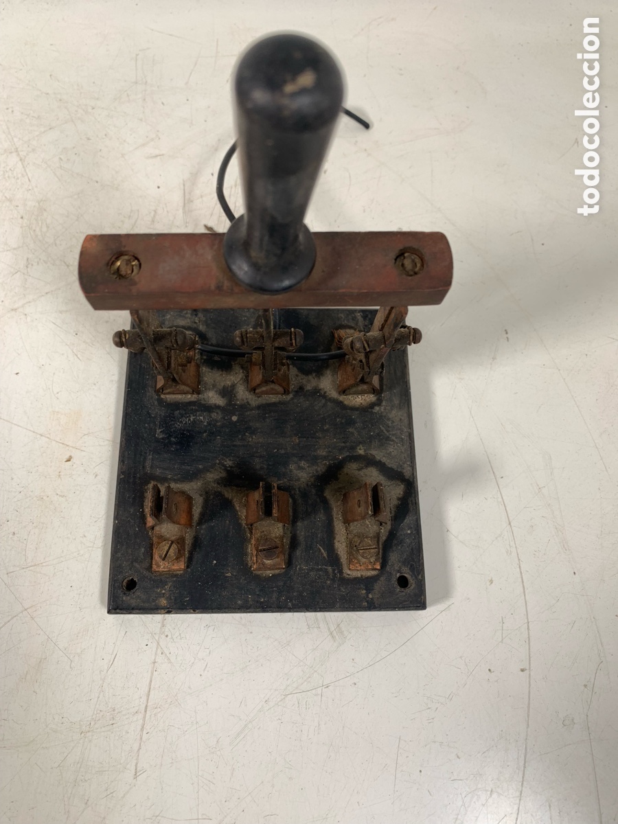 Antig&uuml;edades: 01_ INTERRUPTOR EL&Eacute;CTRICO - Foto 2