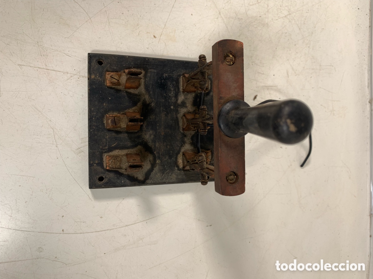 Antig&uuml;edades: 01_ INTERRUPTOR EL&Eacute;CTRICO - Foto 3