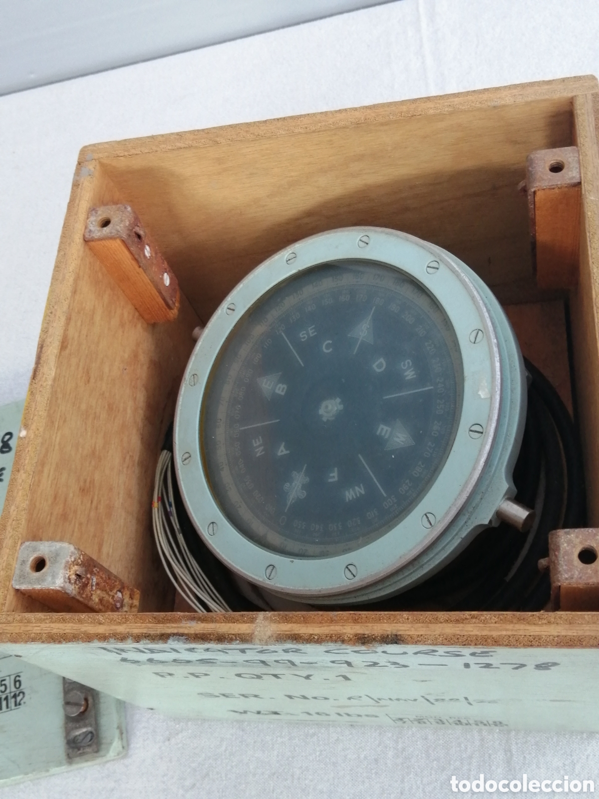 Antig&uuml;edades: Indicator course. Brujula naval Reino Unido - Foto 2