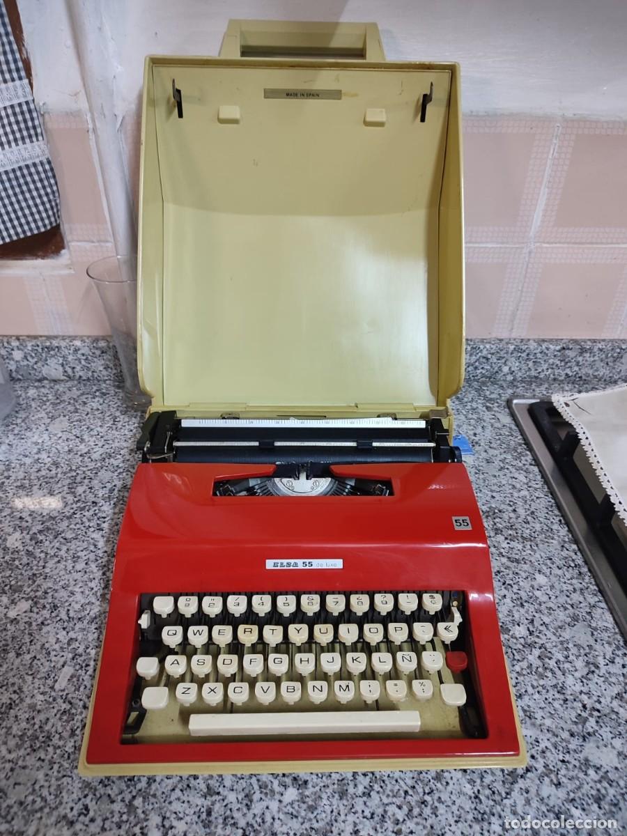 Antig&uuml;edades: MAQUINA DE ESCRIBIR ELSA 55 DE LUXE - Foto 1