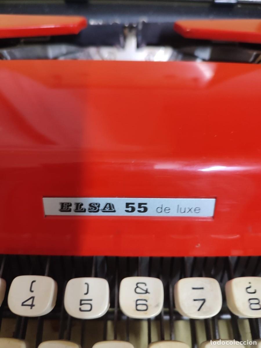 Antig&uuml;edades: MAQUINA DE ESCRIBIR ELSA 55 DE LUXE - Foto 3