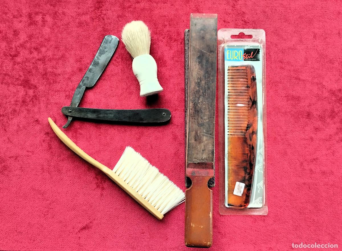 Antig&uuml;edades: ANTIGUO JUEGO DE BARBERO - Foto 2