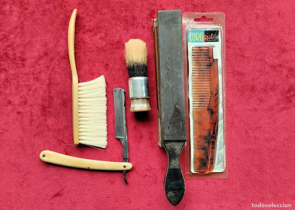 Antig&uuml;edades: ANTIGUO JUEGO DE BARBERO - Foto 2