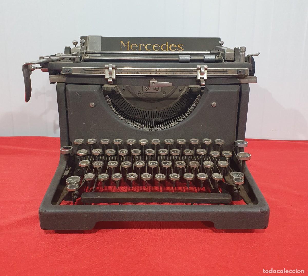 Antig&uuml;edades: Maquina de escribir Mercedes - Foto 1