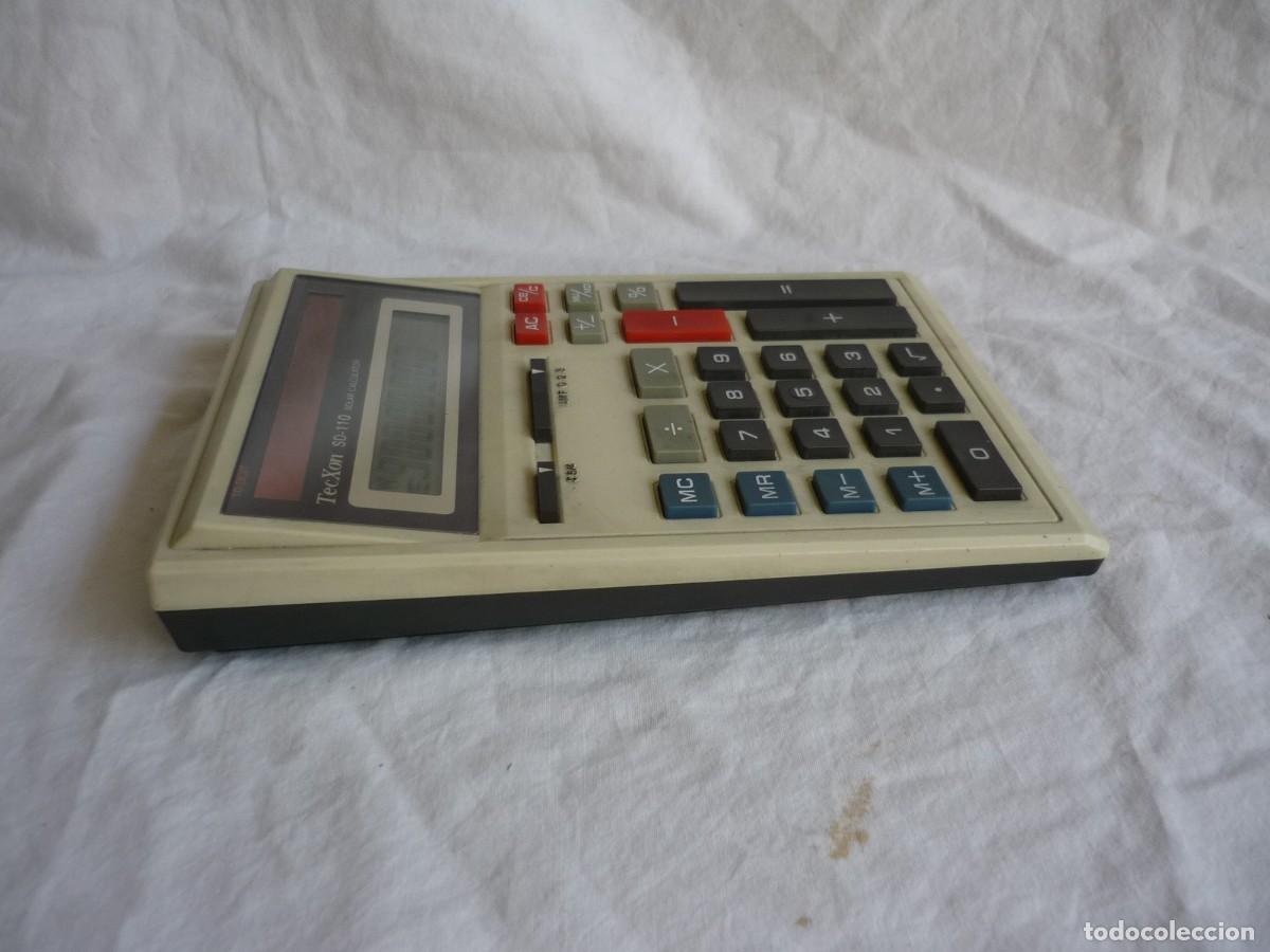 Antig&uuml;edades: Calculadora solar Tec Xon SD-110 funcionando - Foto 4