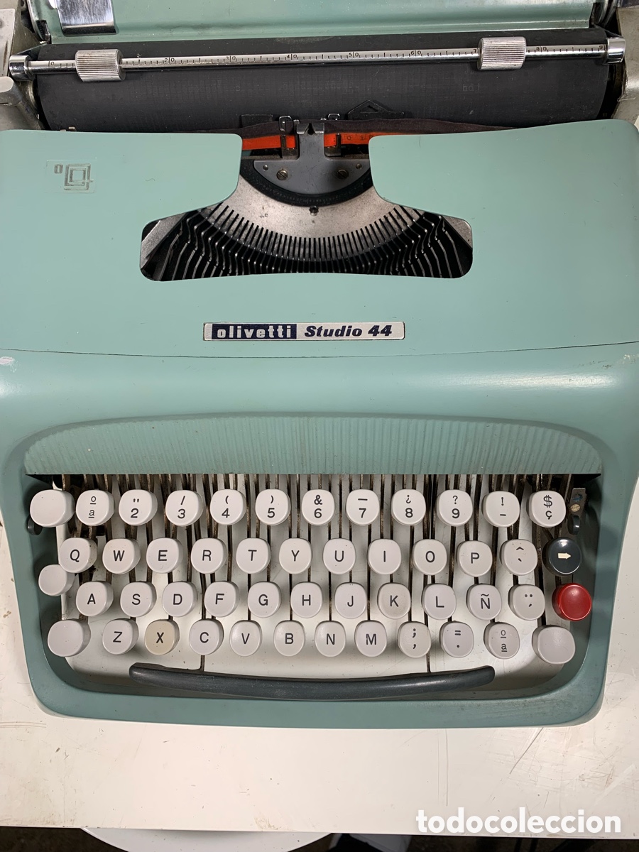 Antig&uuml;edades: 01_ Maquina escribir Olivetti Studio 44 - Foto 4