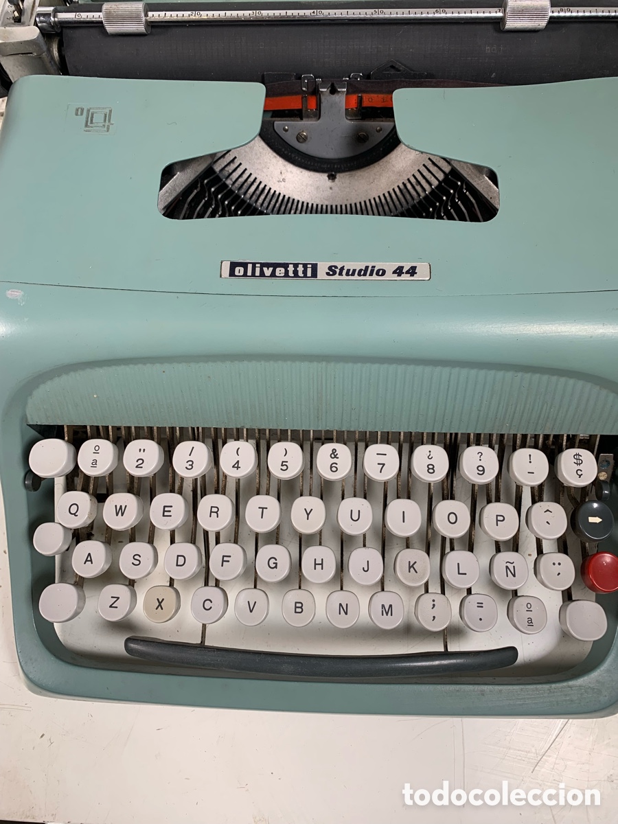 Antig&uuml;edades: 01_ Maquina escribir Olivetti Studio 44 - Foto 5