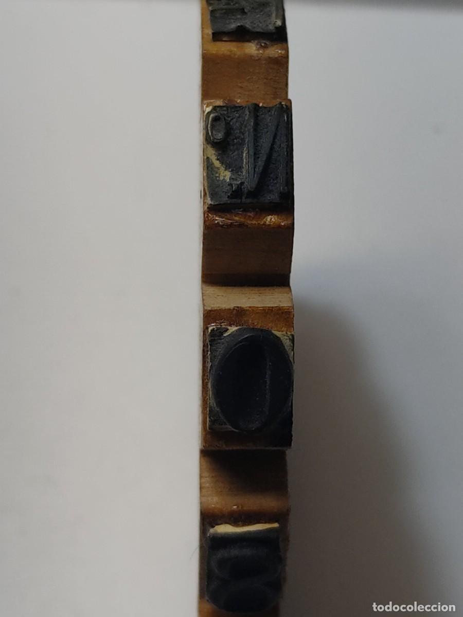 Antig&uuml;edades: Tamp&oacute;n Antiguo de Madera - FLEX n&deg;5 - buen Estado - Foto 3