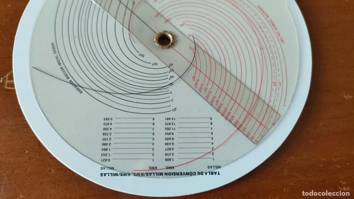 Antig&uuml;edades: REGLA DE CALCULO CIRCULAR NUCLEAR BOMB EFFECTS COMPUTER CALCULATOR SLIDE RULE RECHENSCHIEBER - Foto 3