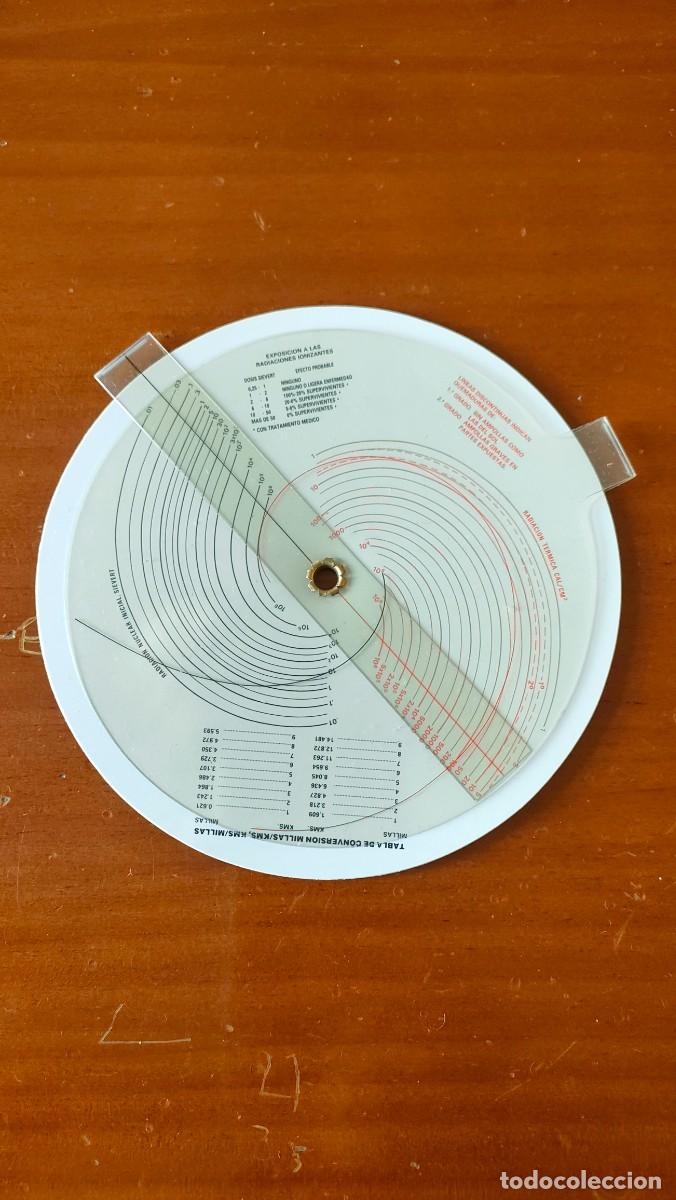 Antig&uuml;edades: REGLA DE CALCULO CIRCULAR NUCLEAR BOMB EFFECTS COMPUTER CALCULATOR SLIDE RULE RECHENSCHIEBER - Foto 5