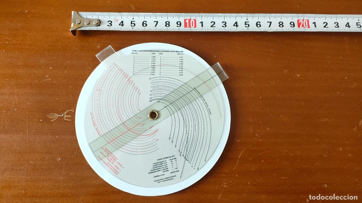 Antig&uuml;edades: REGLA DE CALCULO CIRCULAR NUCLEAR BOMB EFFECTS COMPUTER CALCULATOR SLIDE RULE RECHENSCHIEBER - Foto 16