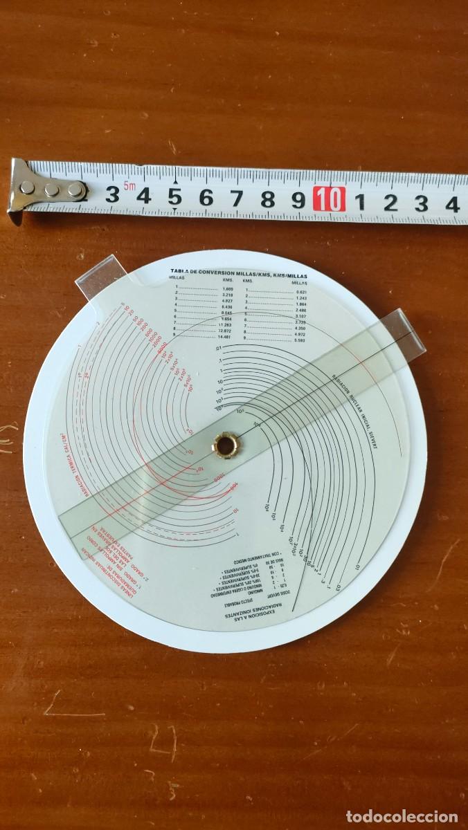 Antig&uuml;edades: REGLA DE CALCULO CIRCULAR NUCLEAR BOMB EFFECTS COMPUTER CALCULATOR SLIDE RULE RECHENSCHIEBER - Foto 17