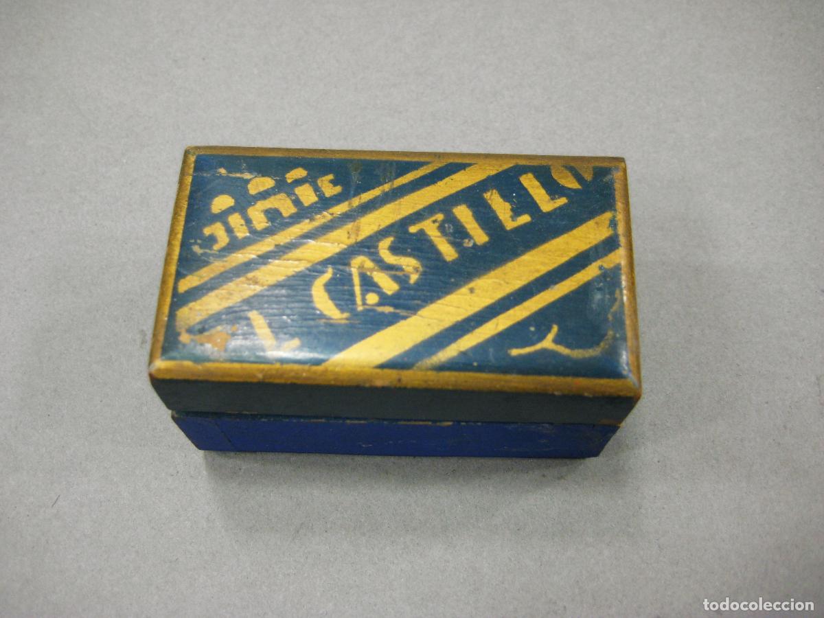 Antig&uuml;edades: DAJA DE MADERA DE HOJAS DE AFEITAR L. CASTILLO - Foto 2