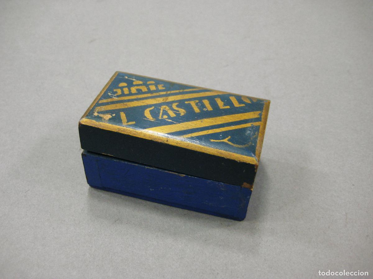 Antig&uuml;edades: DAJA DE MADERA DE HOJAS DE AFEITAR L. CASTILLO - Foto 1