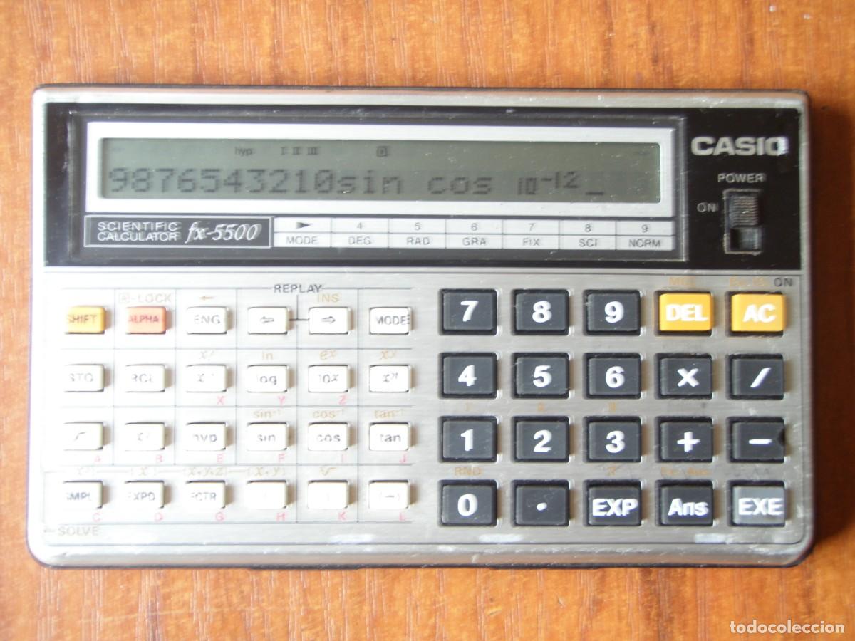 Antig&uuml;edades: CALCULADORA CASIO FX-5500 UNICA!!! FUNCIONANDO - Foto 1