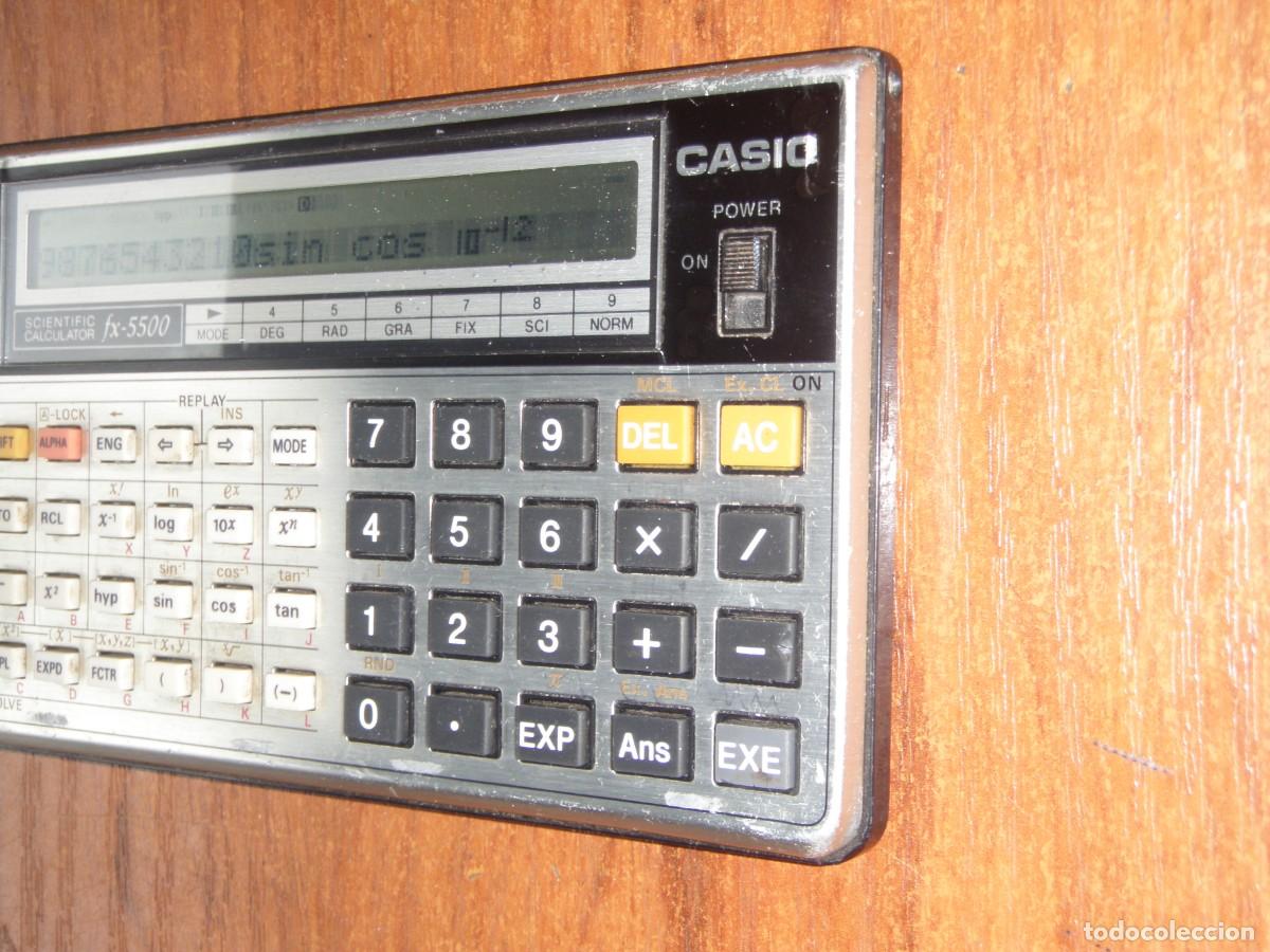 Antig&uuml;edades: CALCULADORA CASIO FX-5500 UNICA!!! FUNCIONANDO - Foto 5