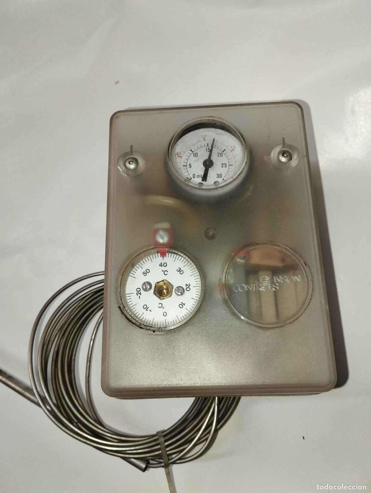 Antig&uuml;edades: TERMOMETRO MAN&Oacute;METRO CON SENSOR - Foto 1