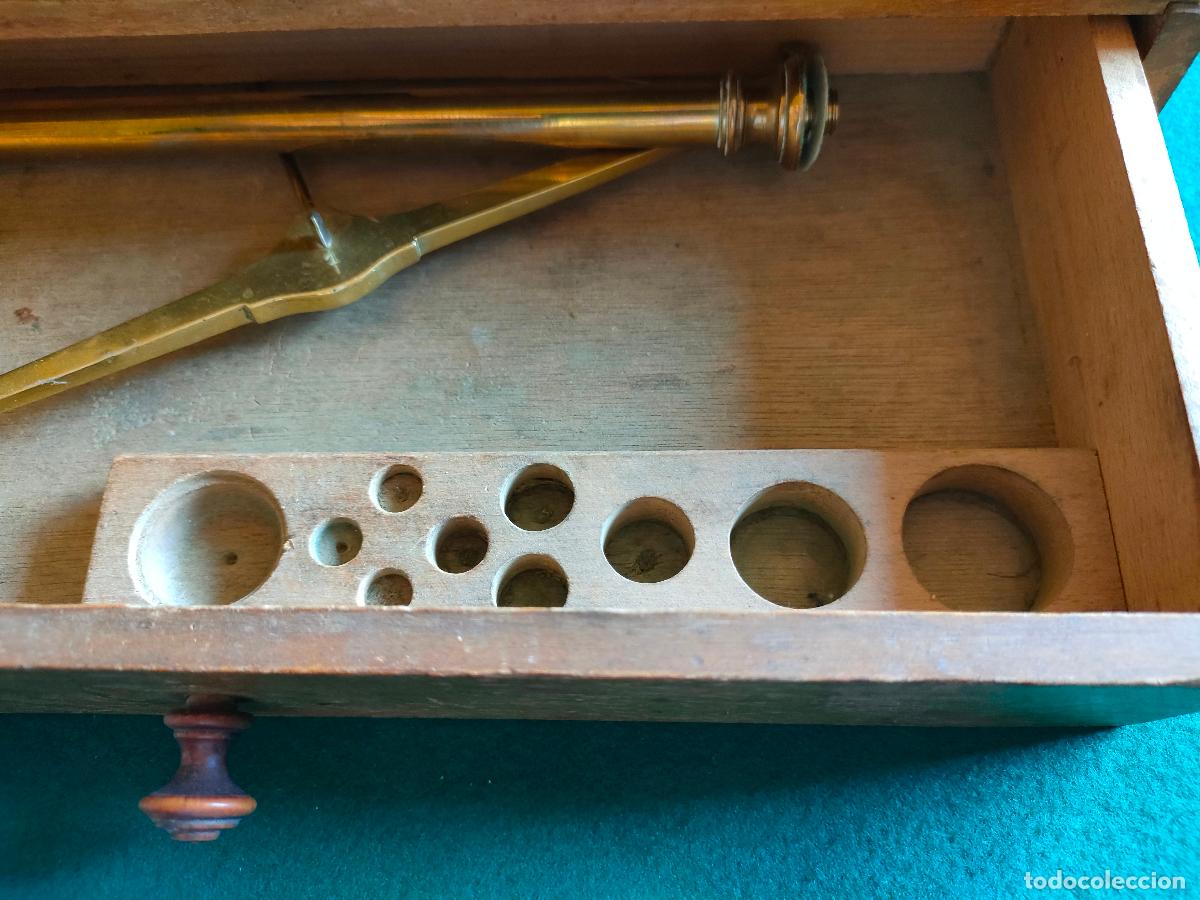 Antig&uuml;edades: CAJA DE BALANZA DE PRECISION - Foto 1