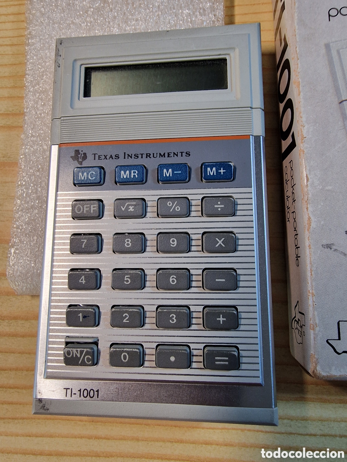 Antig&uuml;edades: Calculadora Texas Instruments TI- 1001 - Foto 4