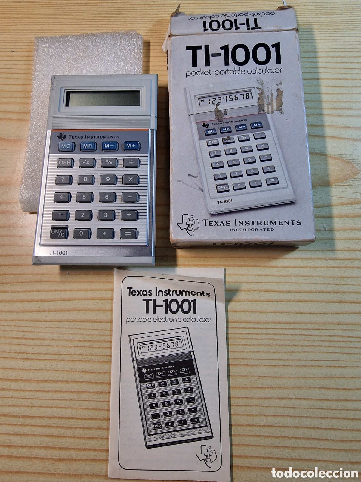 Antig&uuml;edades: Calculadora Texas Instruments TI- 1001 - Foto 1