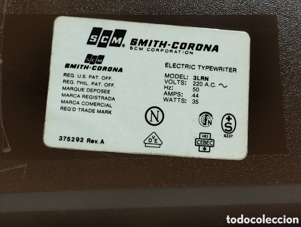 Antig&uuml;edades: Smith Corona , made in Singapur - Foto 12