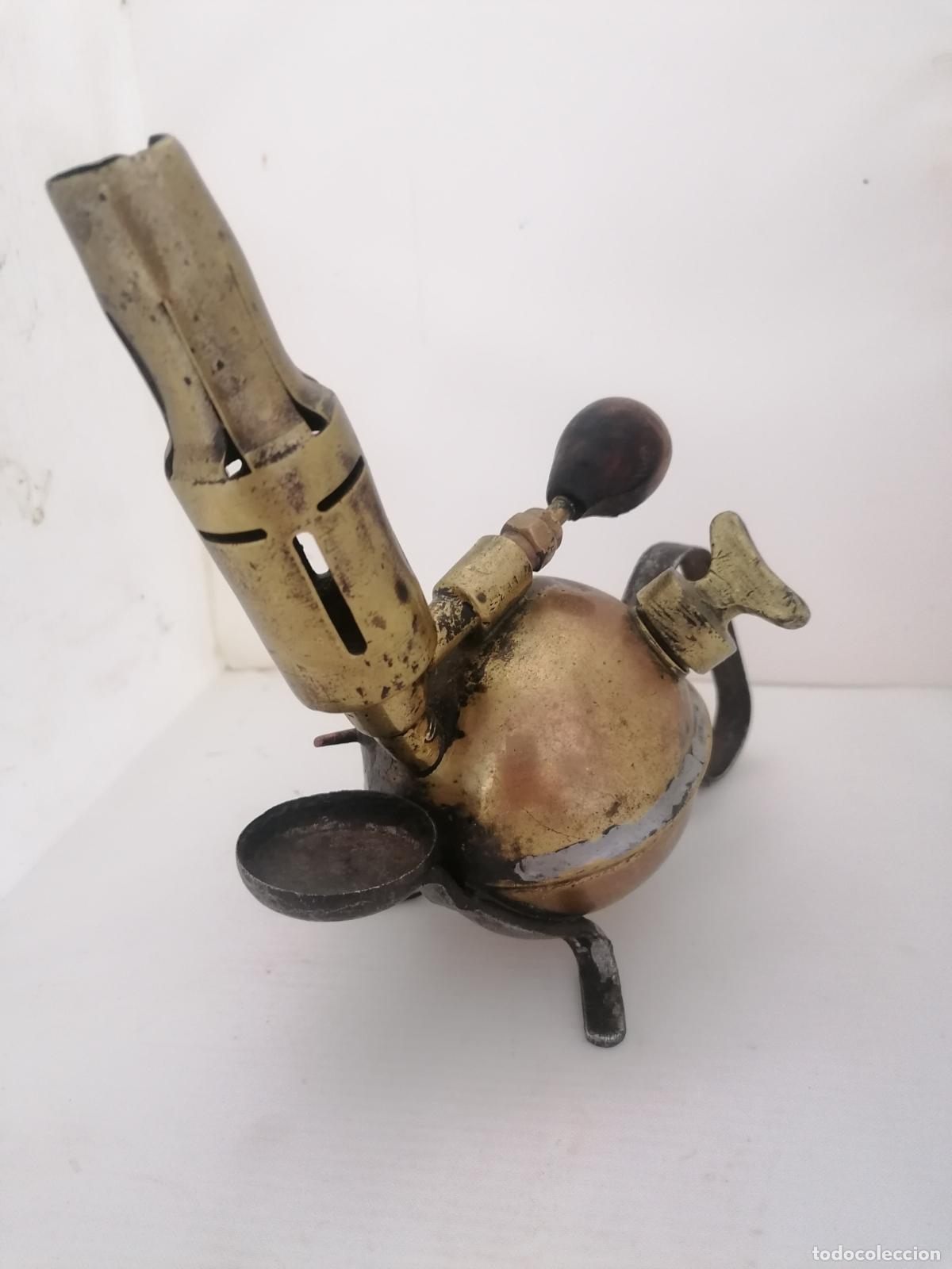 Antig&uuml;edades: ANTIGUO SOPLETE DE BOLA, MAX SIEVERT-STOCKHOLM - Foto 6