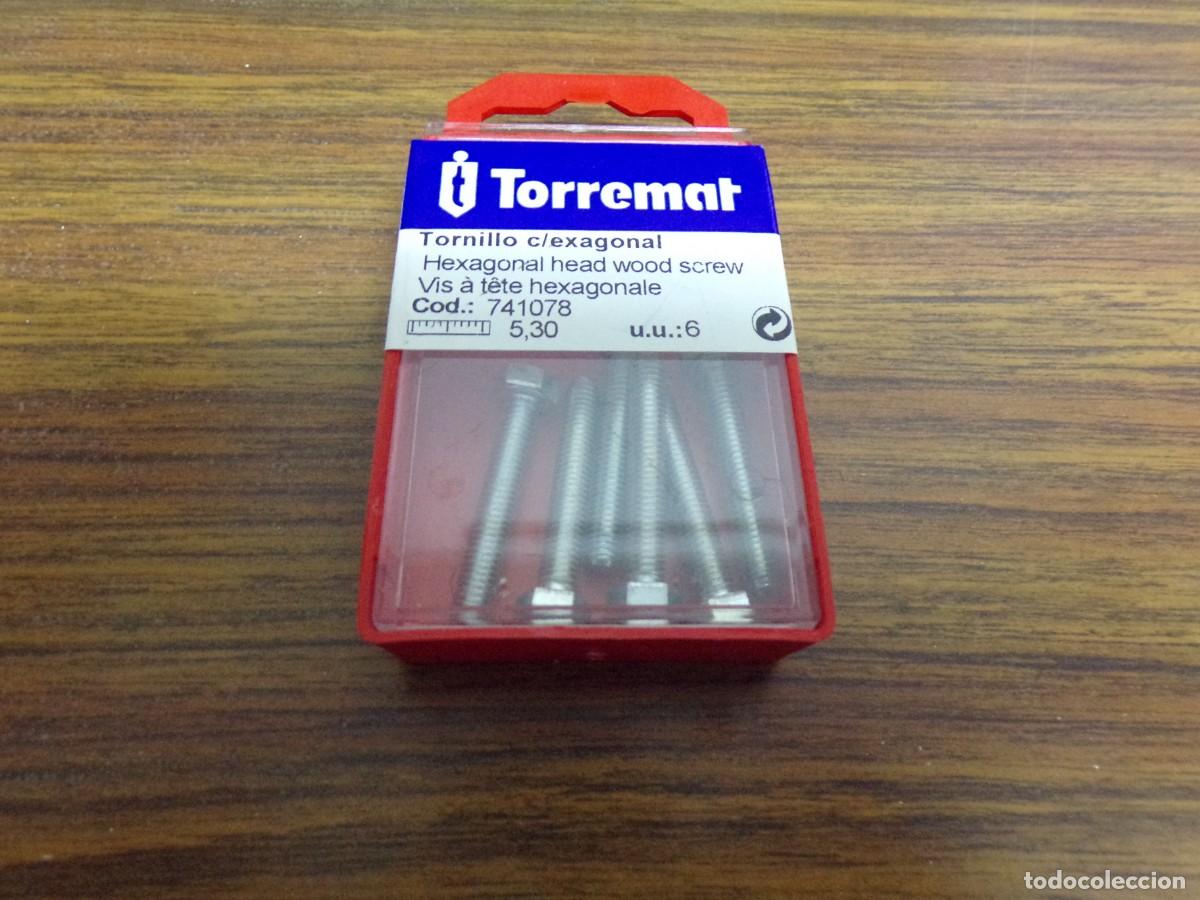 Antig&uuml;edades: Lote de 5 cajas de tornillo cabeza exagonal torremat - Foto 1