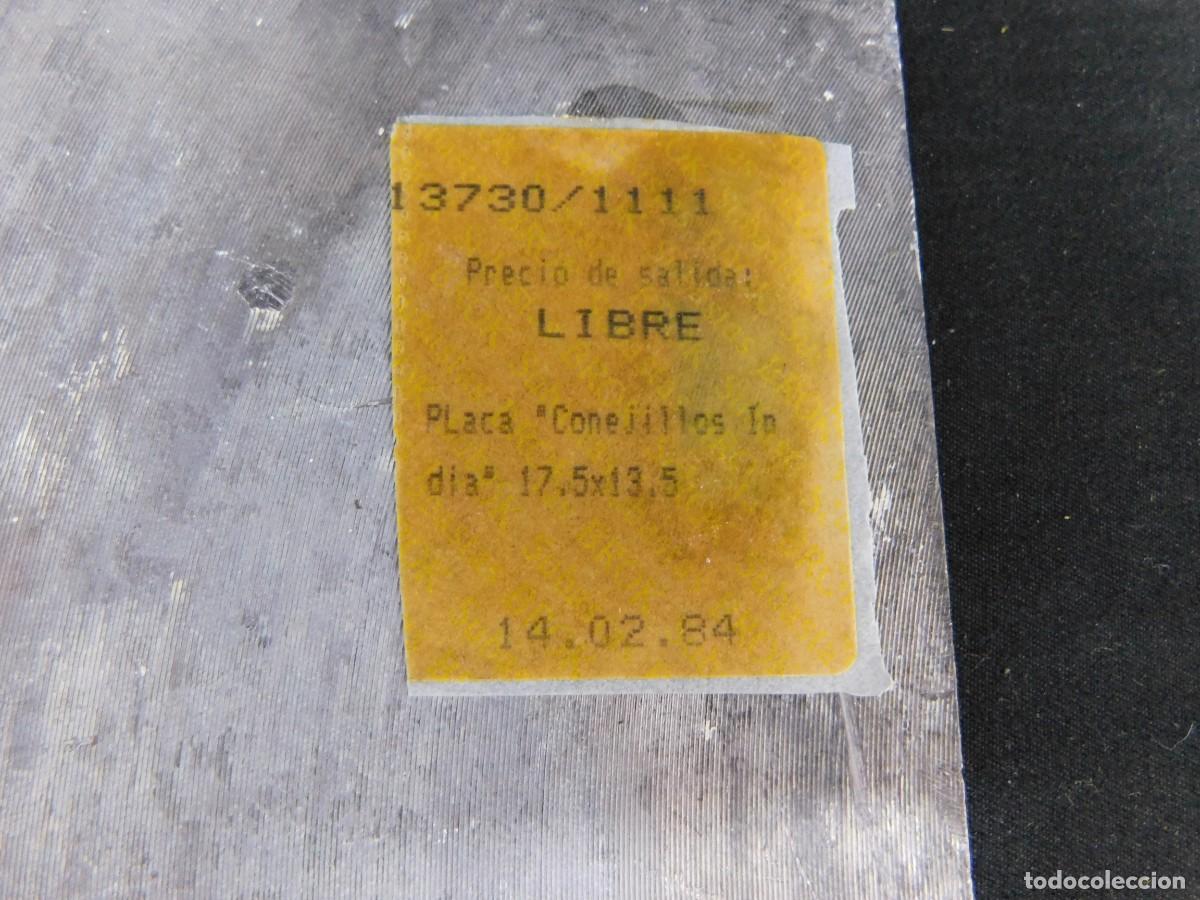 Antig&uuml;edades: LOTE 4 PLACAS DE ZINC - Foto 10
