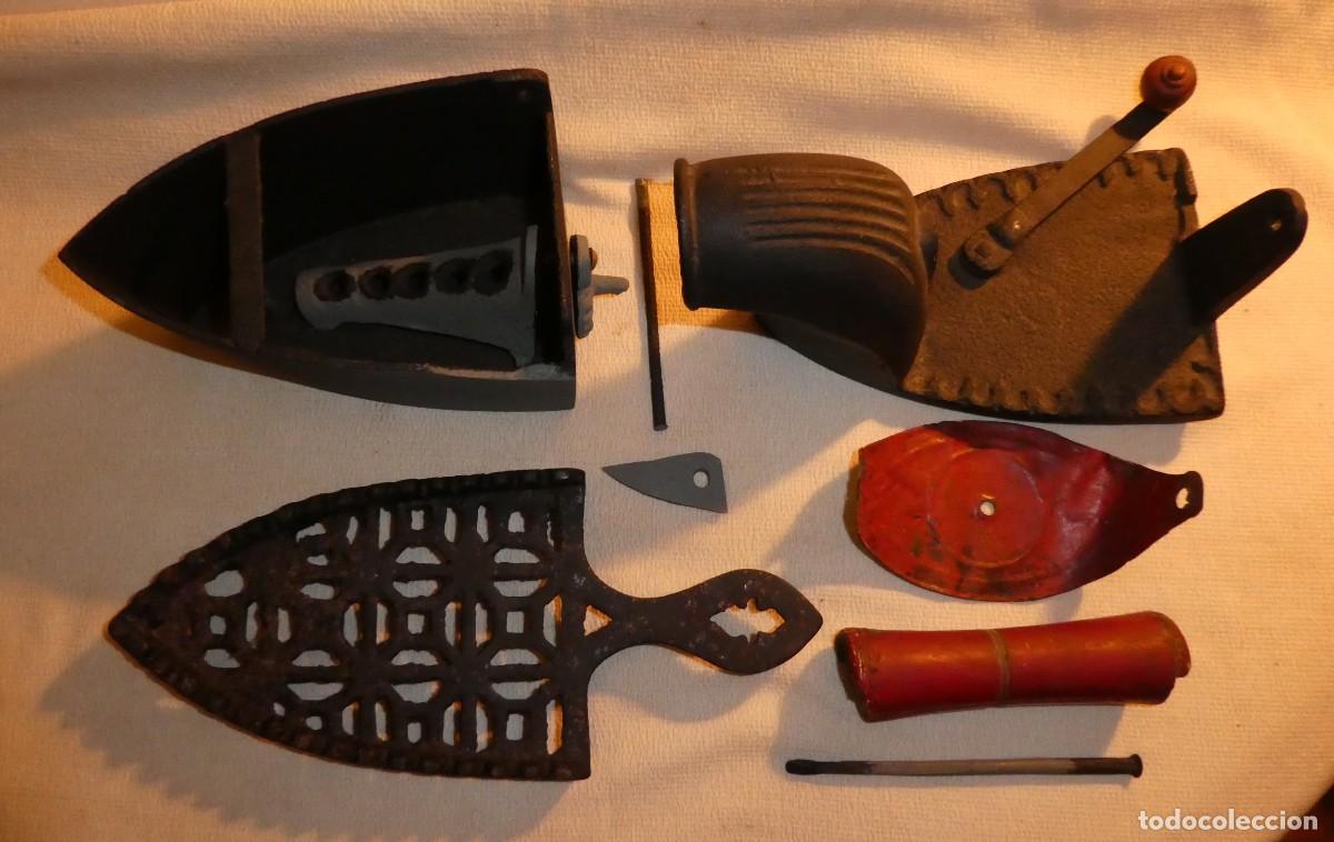 Antig&uuml;edades: PLANCHA CON CHIMENEA FRONTAL - Foto 7