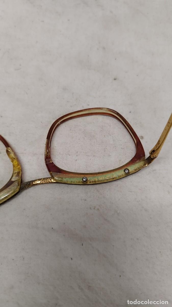 Antig&uuml;edades: Antigua montura de gafas,con su funda. - Foto 5