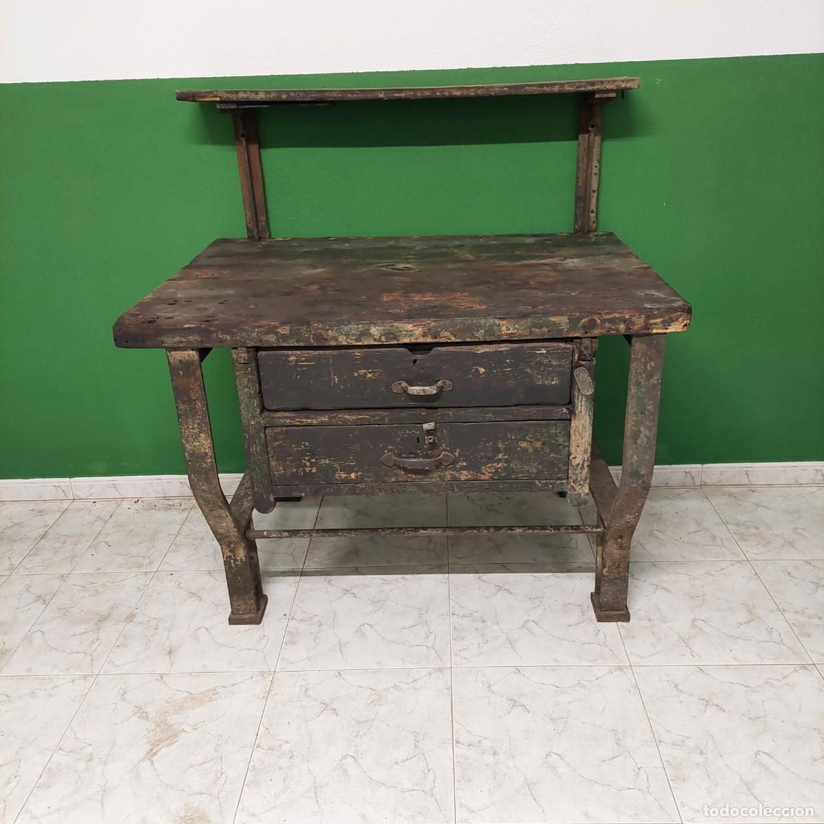 Antig&uuml;edades: ANTIGUO BANCO DE TRABAJO - Foto 1
