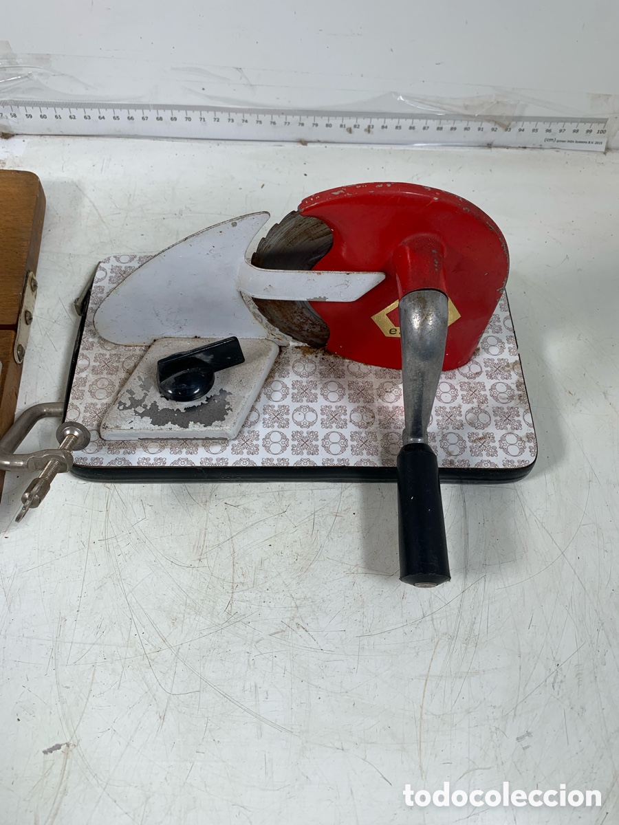 Antig&uuml;edades: 01_ Lote cortafiambres - Foto 2