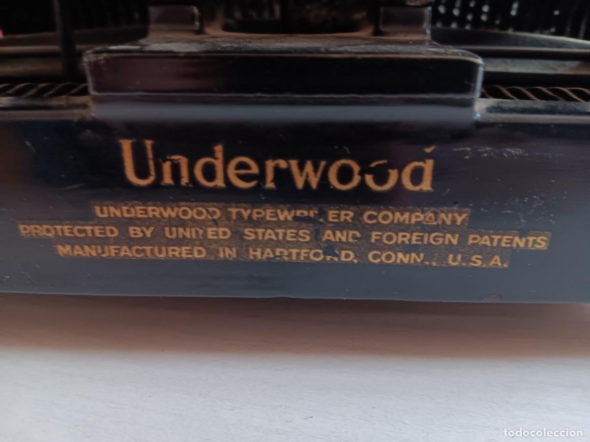 Antig&uuml;edades: MAQUINA DE ESCRIBIR UNDERWOOD - Foto 4