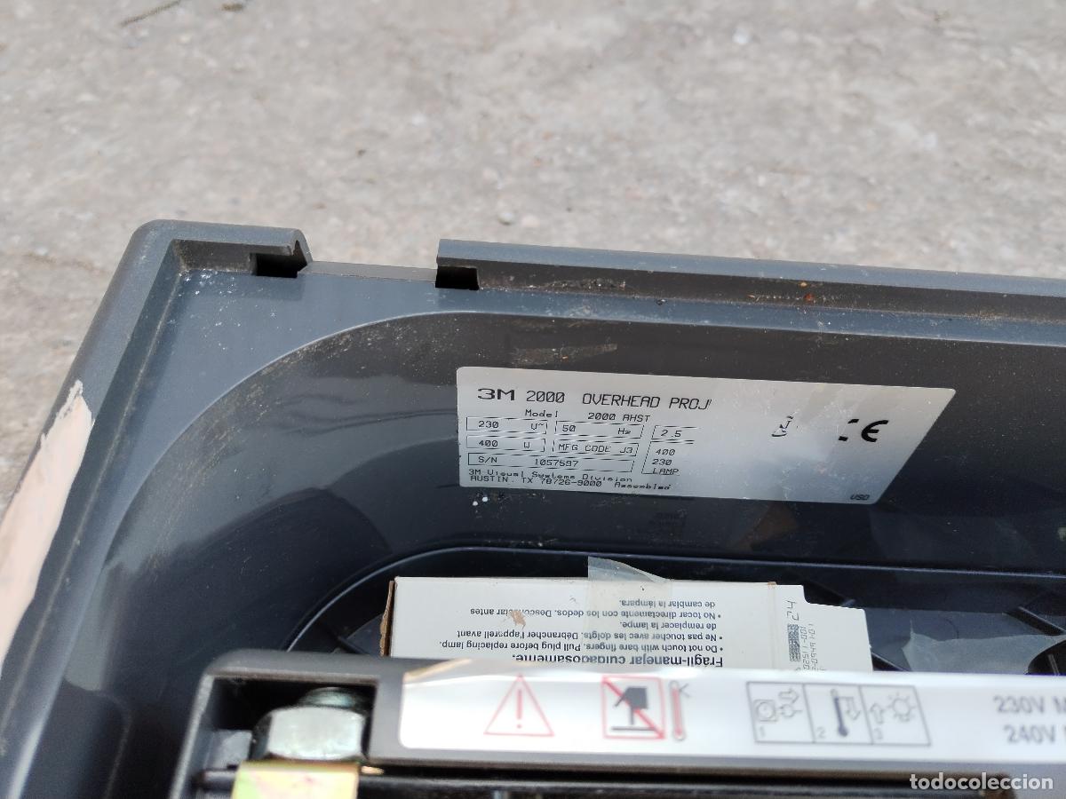 Antig&uuml;edades: Proyector a&eacute;reo port&aacute;til 3M 2000 overhead - Foto 4
