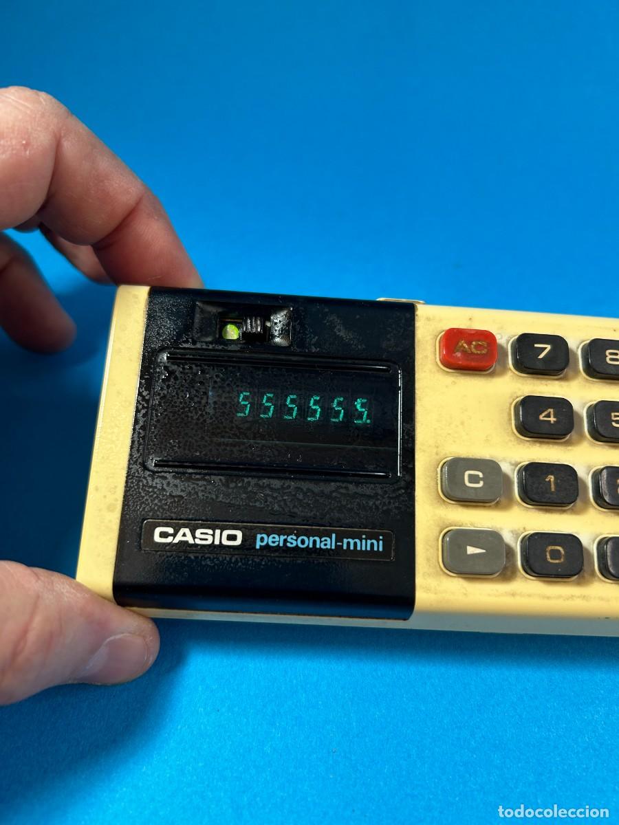 Antig&uuml;edades: CALCULADORA CASIO PERSONAL-MINI - Foto 3