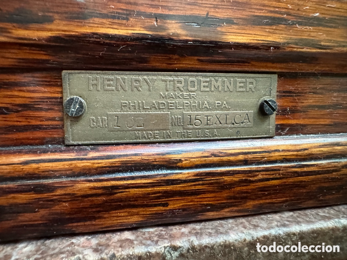 Antig&uuml;edades: Balanza Antigua de Precisi&oacute;n Henry Troemner - Foto 4