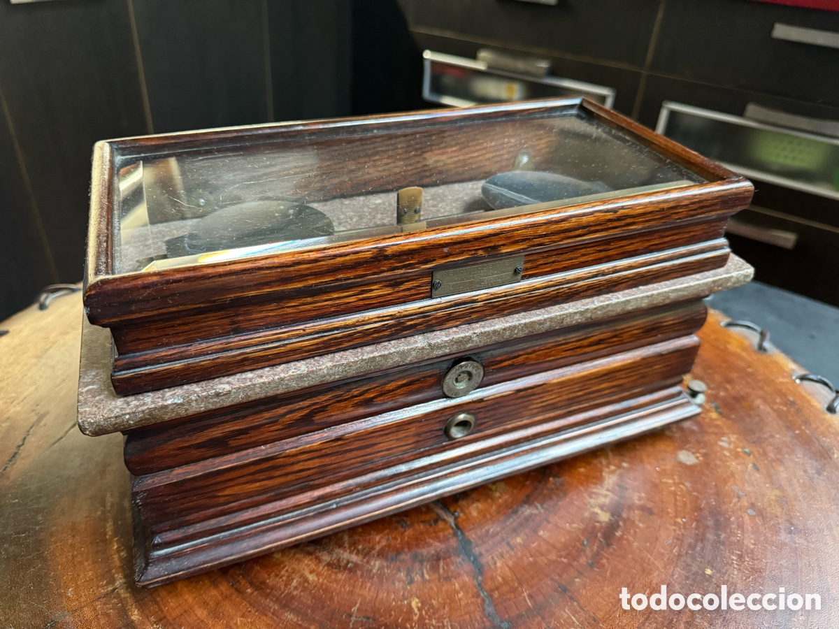 Antig&uuml;edades: Balanza Antigua de Precisi&oacute;n Henry Troemner - Foto 1