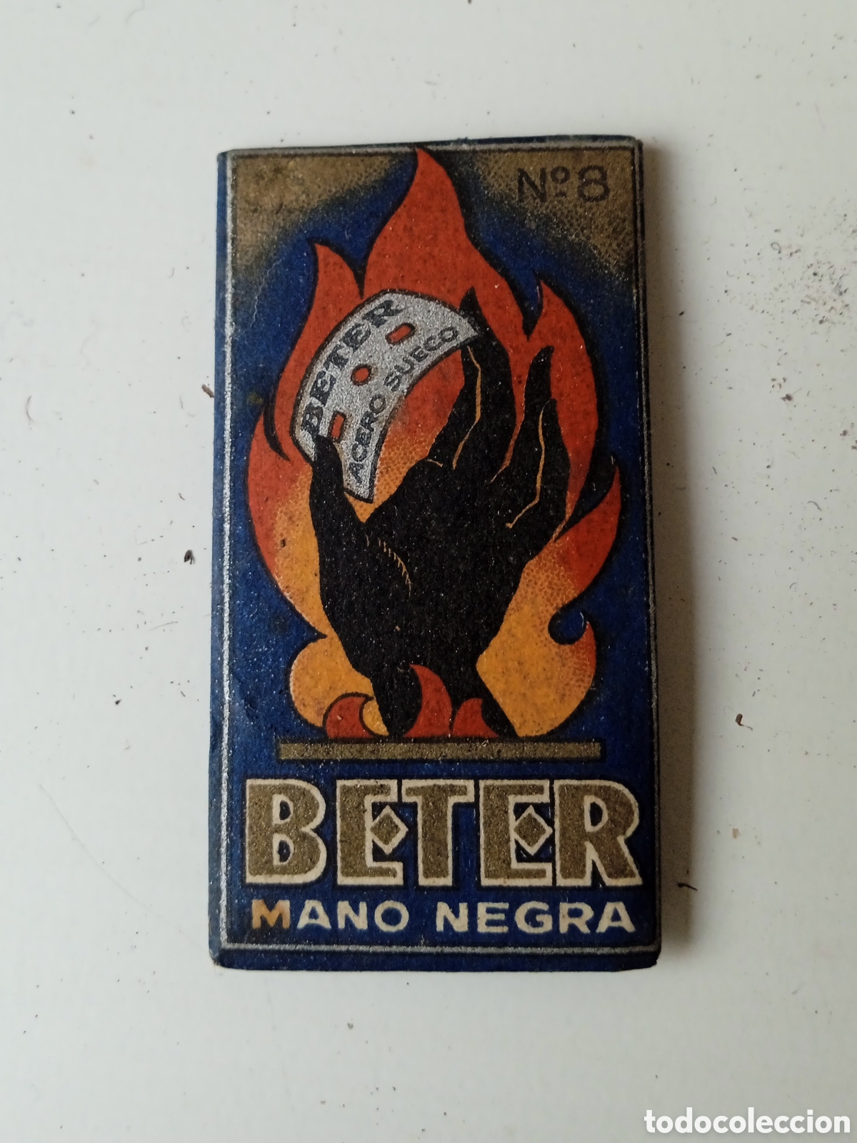 Antig&uuml;edades: Antigua Cuchilla Beter, Mano Negra. - Foto 1