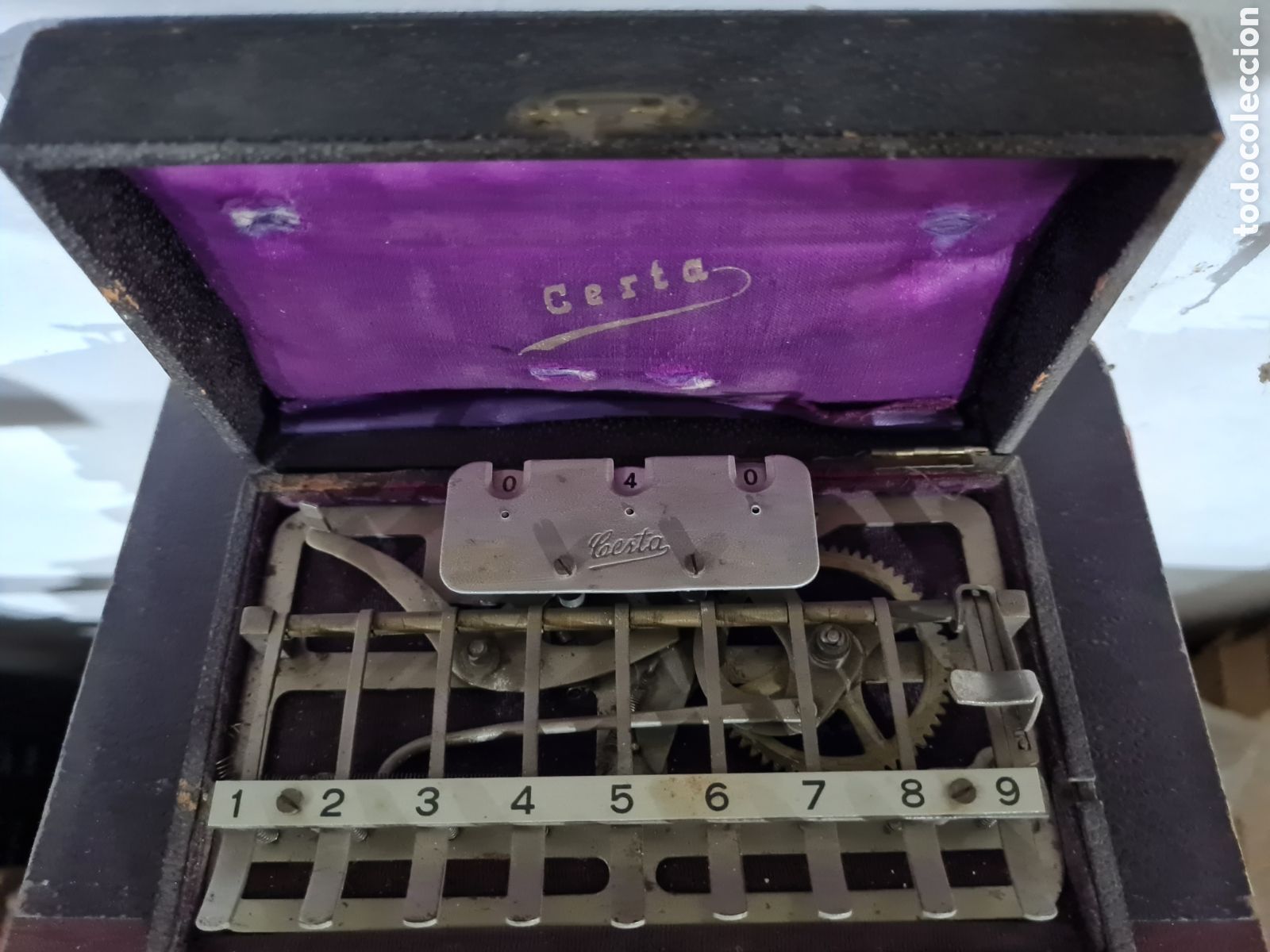 Antig&uuml;edades: Maquina de sumar Certa - Foto 2