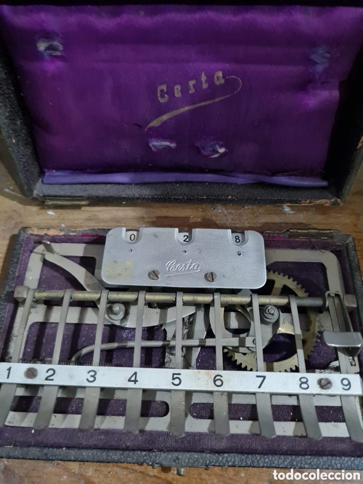 Antig&uuml;edades: Maquina de sumar Certa - Foto 4
