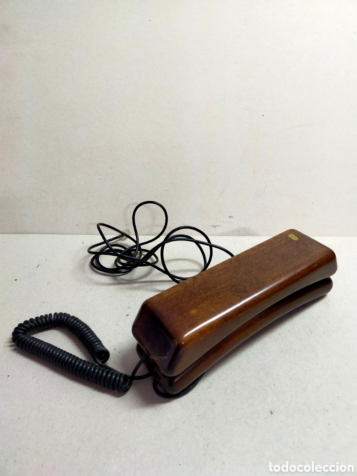 Tel&eacute;fonos: TELEFONO DE MADERA SOLAC TELECOM MODELO M1011. MADE IN SPAIN. FUNCIONA. - Foto 4